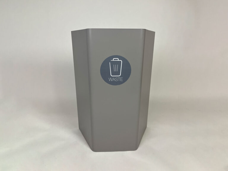 Re Turnit, grau mit Abdeckplatte für Papier